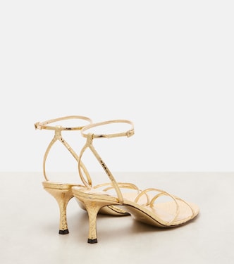 Sandalen 1998 Leo 65 aus Metallic-Leder | Jimmy Choo