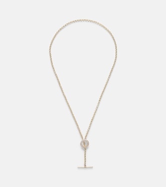 14kt gold chain necklace with diamonds | Stone and Strand