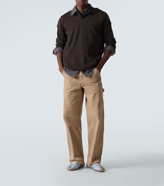 Sprinters suede-trimmed sneakers | Maison Margiela