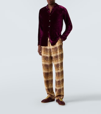 Sneakers mit Leder | Dries Van Noten