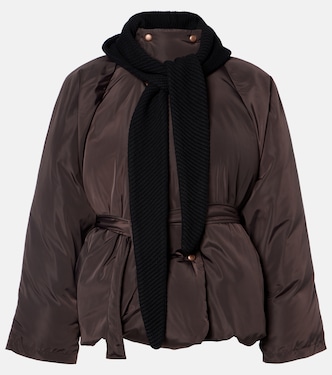 Belted hooded puffer jacket | Magda Butrym