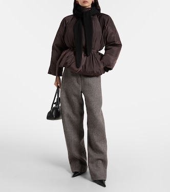 Belted hooded puffer jacket | Magda Butrym