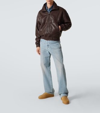 SL/61 leather sneakers | Saint Laurent