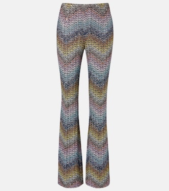Sequined lamé wide-leg pants | Missoni