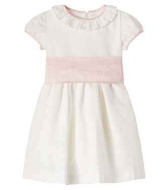 Bow-detail linen and cotton dress | Pepa London