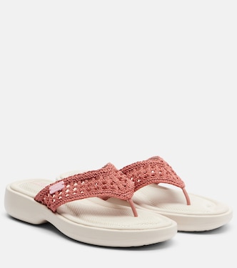 La Poolette crochet thong sandals | Chloé