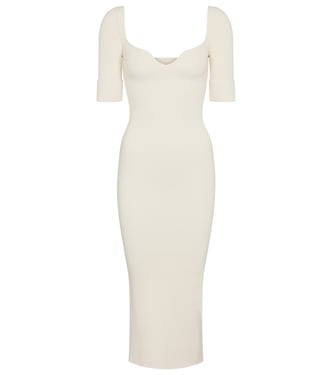 Leana ribbed-knit midi dress | Khaite