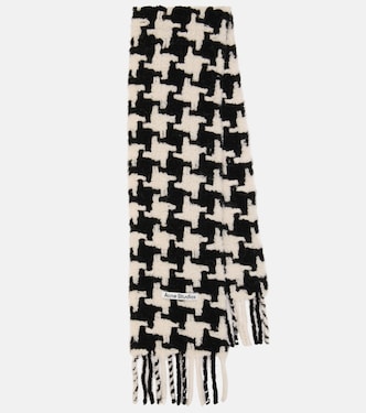 Sciarpa in misto alpaca pied-de-poule | Acne Studios