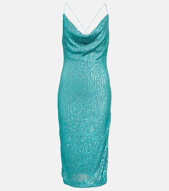 Robe midi Missing Hours à sequins | Rebecca Vallance