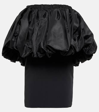 Strapless satin minidress | David Koma