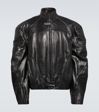Bikerjacke aus Leder | Balenciaga