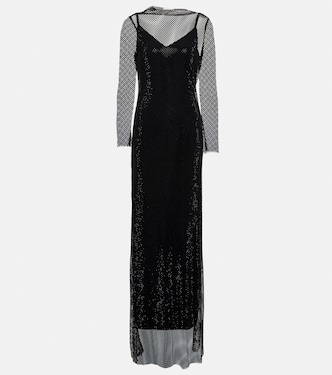 Caracas embellished mesh maxi dress | Max Mara