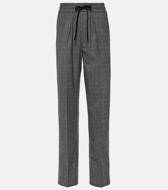 Pantalon Priska en laine à carreaux | Marant Etoile