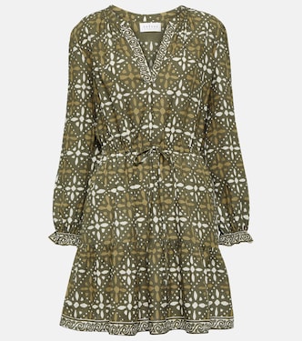 Katarina printed cotton mini dress | Velvet