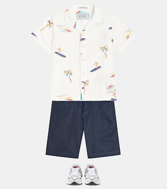 Camicia da bowling in cotone con stampa | Scotch & Soda Kids