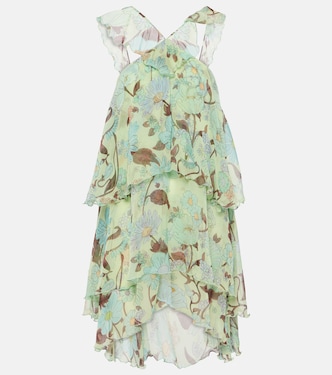 Miniabito in seta con stampa | Stella McCartney