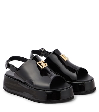 Sandali in vernice con platform | Dolce&Gabbana Kids