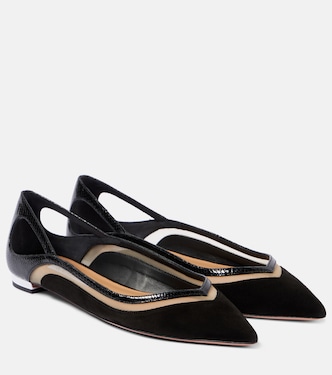 Ballerine Cinemax in suede | Aquazzura