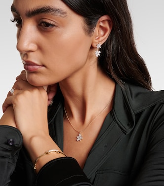 Collier Magnolia en or 14 ct et diamants | Stone and Strand