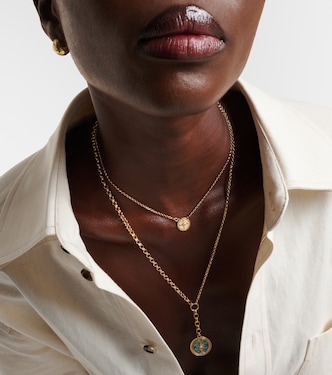 Collana Internal Compass in oro 18kt con diamanti | FoundRae
