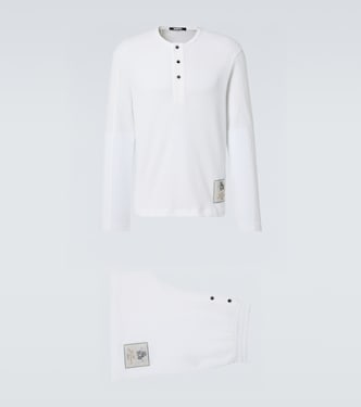 Set Melao aus Henley-Top und Shorts aus Baumwolle | Jacquemus