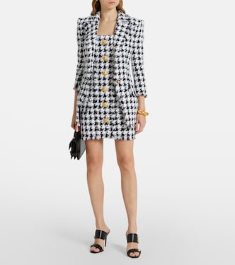 Houndstooth tweed blazer | Balmain