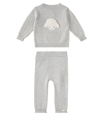 Baby Denn wool sweater and pants set | Donsje