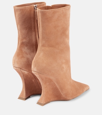Bottines compensés Nina en daim | Paris Texas