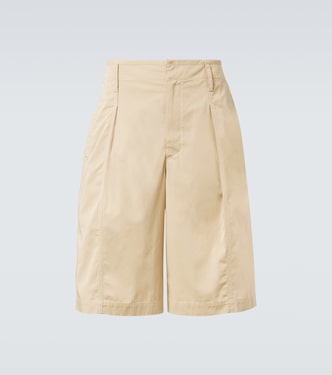 Maxi cotton twill Bermuda shorts | Lemaire