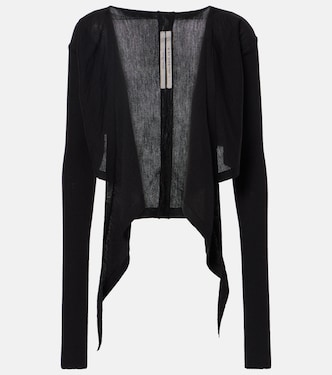 Pullover cropped in lana vergine | Rick Owens