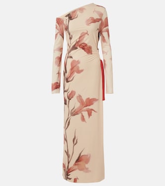 Floral one-shoulder maxi dress | SIR