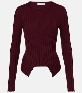 Ribbed-knit cotton top | Stella McCartney