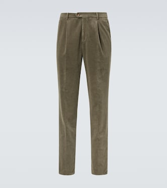 Pantalon chino en velours côtelé | Brunello Cucinelli