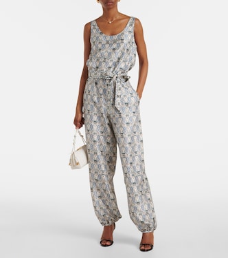 Mono Nadia de seda estampado | Loro Piana