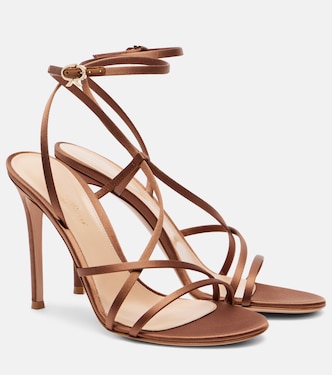 Satin crêpe sandals | Gianvito Rossi