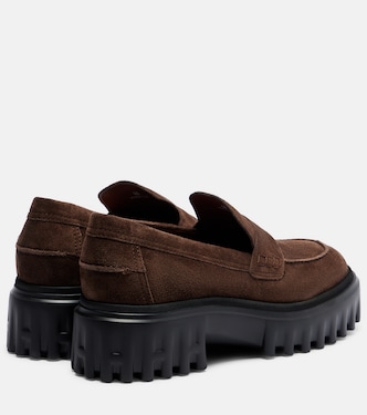 H700 leather platform loafers | Hogan