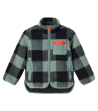 Checked fleece jacket | Stella McCartney Kids