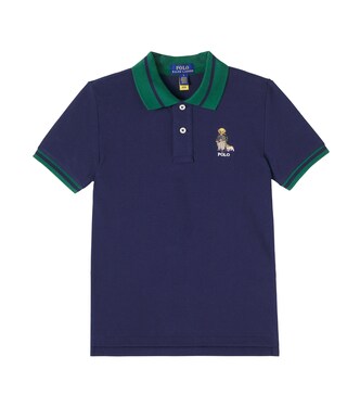 Polo Bear cotton polo shirt | Polo Ralph Lauren Kids