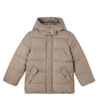 Gael hooded puffer jacket | Wheat