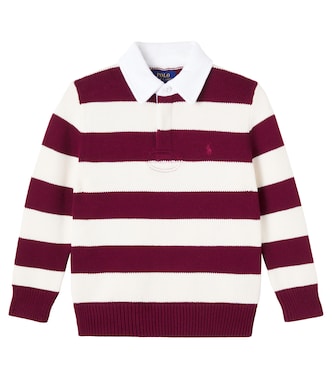 스트라이프 코튼 폴로 스웨터 | Polo Ralph Lauren Kids