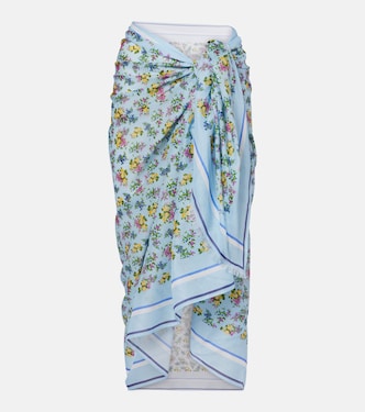 Floral cotton beach cover-up | Dolce&Gabbana