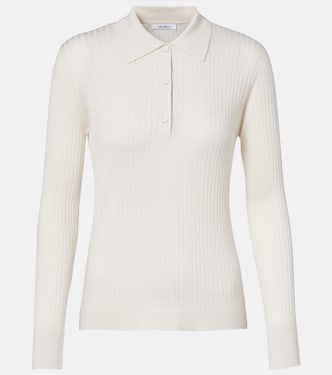 Mxpgitano cashmere and silk polo sweater | Max Mara