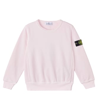Compass cotton jersey sweatshirt | Stone Island Junior