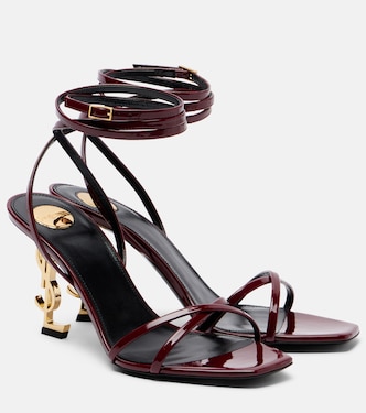 Opyum 85 patent leather sandals | Saint Laurent