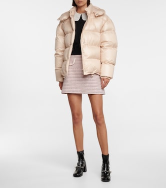 Nylon quilted down jacket | Miu Miu