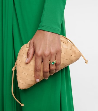 Bague Catena Petite or 18 ct et émeraudes | Nadine Aysoy