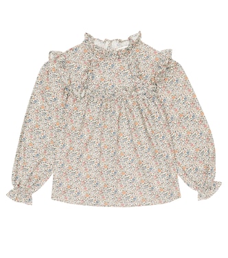 Bedruckte Bluse Katie aus Baumwolle | The New Society