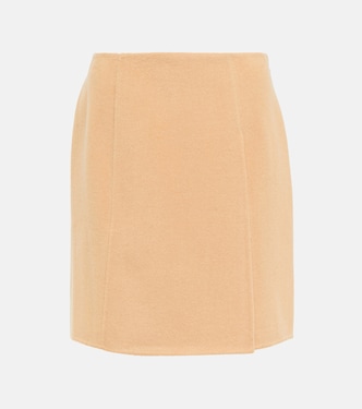 Wrap wool-blend miniskirt | Dorothee Schumacher