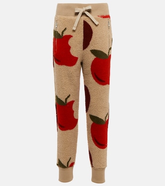 Printed fleece sweatpants | JW Anderson