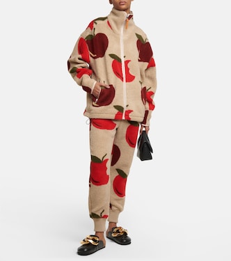 Printed fleece sweatpants | JW Anderson